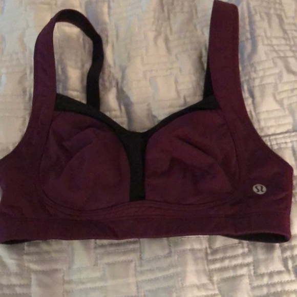 lululemon athletica Other - Lululemon 32C maroon bra EUC